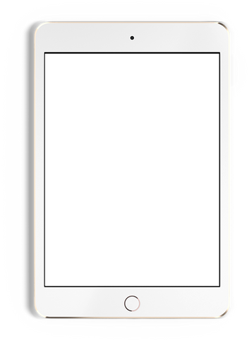 Ipad Isolated on White